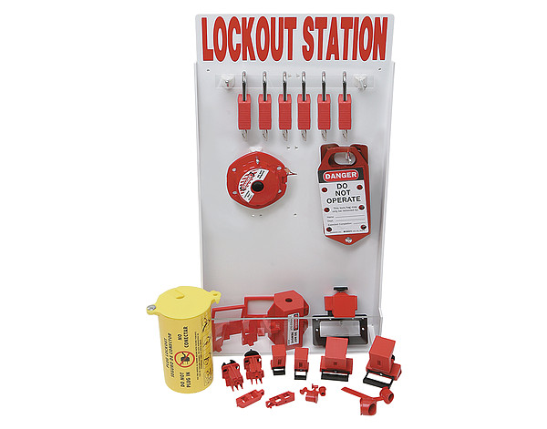 Brady Unfilled Lockout Station, Small