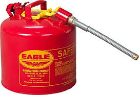 Eagle Safety Can 5 gal. capacity, Galvanized Steel