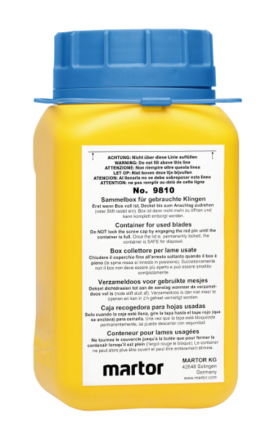 Container for Used Blades  No. 9810.08